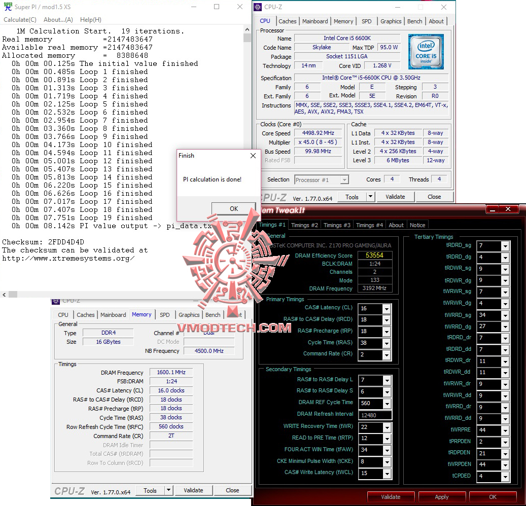 superpi 1mb APACER BLADE FIRE 16GB DDR4 3200Mhz CL16 REVIEW