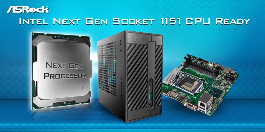 asrock intel next generation deskmini 110 ASRock พร้อมรองรับซีพียูอินเทลรุ่นใหม่ Intels 7th Generation Kaby Lake บน DeskMini 110 และเมนบบอร์ด H110 ในแบบ Mini STX