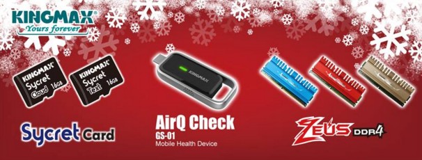 xmas KINGMAX โชว์วีดีโอสาธิตการทำงาน AirQ Check air quality monitor & mobile health device