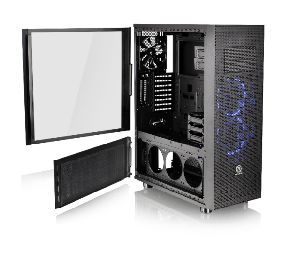 thermaltake core x71 tempered glass edition full tower chassis space optimized dual chamber design Thermaltake เปิดตัวเคสรุ่นใหม่ล่าสุด Core X31, Core X71, and Suppressor F31 Tempered Glass Edition Chassis 