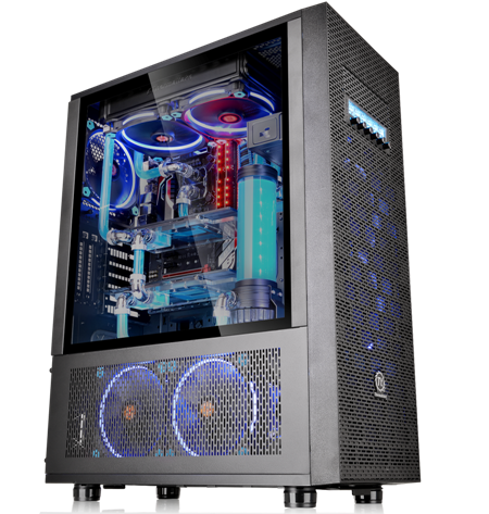 thermaltake core x71 tempered glass edition full tower chassis Thermaltake เปิดตัวเคสรุ่นใหม่ล่าสุด Core X31, Core X71, and Suppressor F31 Tempered Glass Edition Chassis 