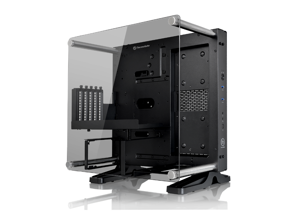 thermaltake core p1 tempered glass edition mini itx wall mount chassis 3 way placement layout 1 Thermaltake เปิดตัวเคส Core P1 Tempered Glass Edition Mini ITX 