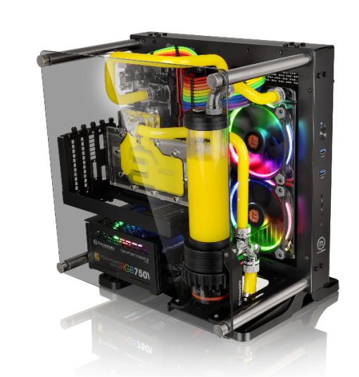 thermaltake core p1 tempered glass edition mini itx wall mount chassis built for makers Thermaltake เปิดตัวเคส Core P1 Tempered Glass Edition Mini ITX 