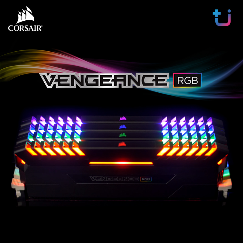 pr corsair vengeance rgb jpeg เข้าไทยแล้ว !! Corsair Vengeance RGB DDR4|Stunning RGB , Striking Speed จัดเต็มด้วยความแรงและสีสรร RGB สุดอลังการ 