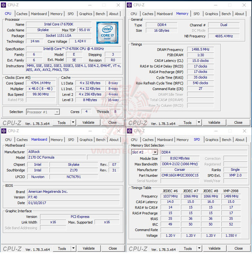 cpuid CORSAIR VENGEANCE RGB 16GB (2 x 8GB) DDR4 DRAM 3000MHz C15 REVIEW