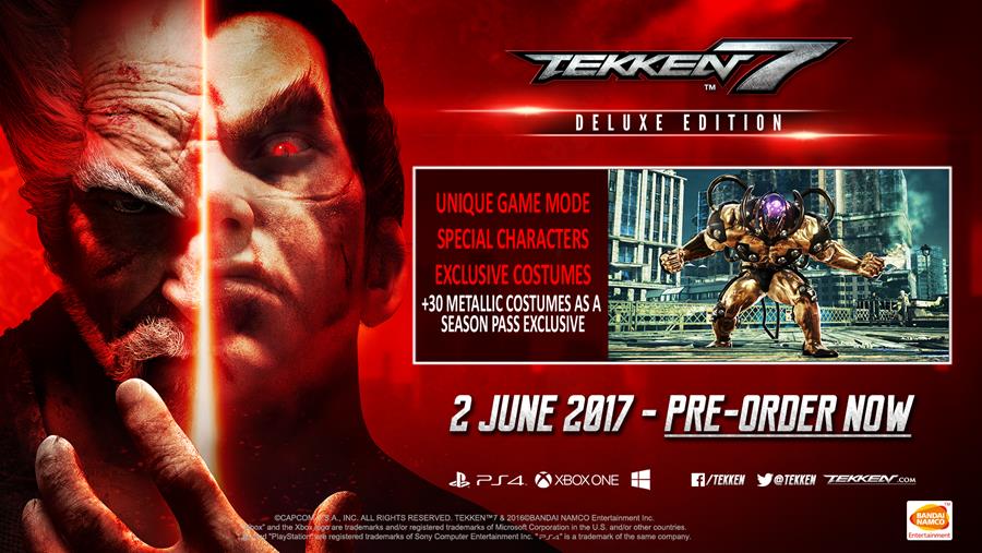 deluxeedition preorder1 TEKKEN 7 เวอร์ชั่น PC เปิดสั่งจองล่วงหน้าได้แล้ว !!!