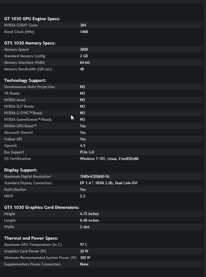 2017 05 17 14 16 08 NVIDIA GeForce GT 1030 พร้อมเปิดตัวอย่างเป็นทางการในราคาประมาณสองพันกว่าบาทเท่านั้น !!! 