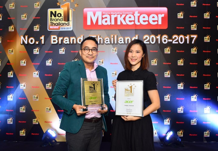 acer 3 720x501 เอเซอร์คว้ารางวัล “Marketeer No.1 Brand Thailand 2016 2017” 