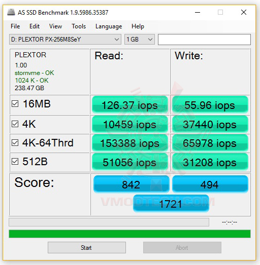 as ssd2 Plextor M8Se 256GB NVMe SSD Review