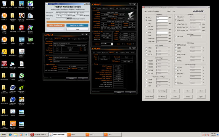 screenshot 740x463 Intel Core i9 7900X ‘Skylake X’ CPU สร้างสถิติโลกโอเวอร์คล๊อกด้วยความเร็ว 6.01 GHz บน Liquid Nitrogen  