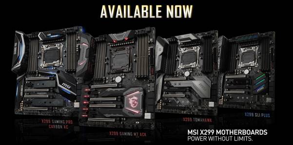 image010 MSI X299 MOTHERBOARDS ลงจากเรือแล้วเมนบอร์บอร์ด X299 ซีรีย์ GAMING และ PRO พร้อมวางจำหน่ายแล้ว!!!