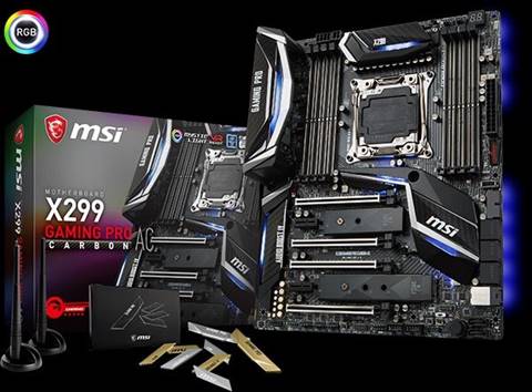 image013 MSI X299 MOTHERBOARDS ลงจากเรือแล้วเมนบอร์บอร์ด X299 ซีรีย์ GAMING และ PRO พร้อมวางจำหน่ายแล้ว!!!