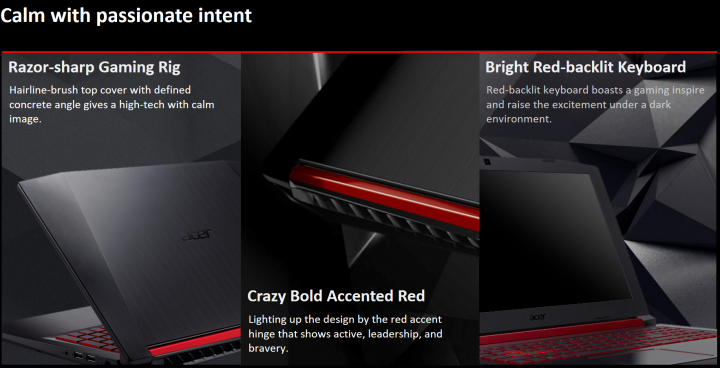 2 720x368 Acer Nitro 5 เปิดตัวพร้อมกัน 3รุ่นกับสเปคขุมพลัง AMD FX และ Intel Core i5 ในราคาสุดคุ้ม 