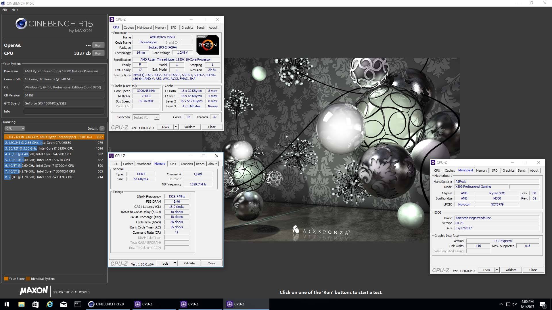 20773559 1630474370319381 1320411904 o หลุดผลทดสอบ AMD Ryzen Threadripper 1950X กับผลคะแนน Cinebench R15 เรนเดอร์เร็วแรงสะใจคอเอ๊กตรีม