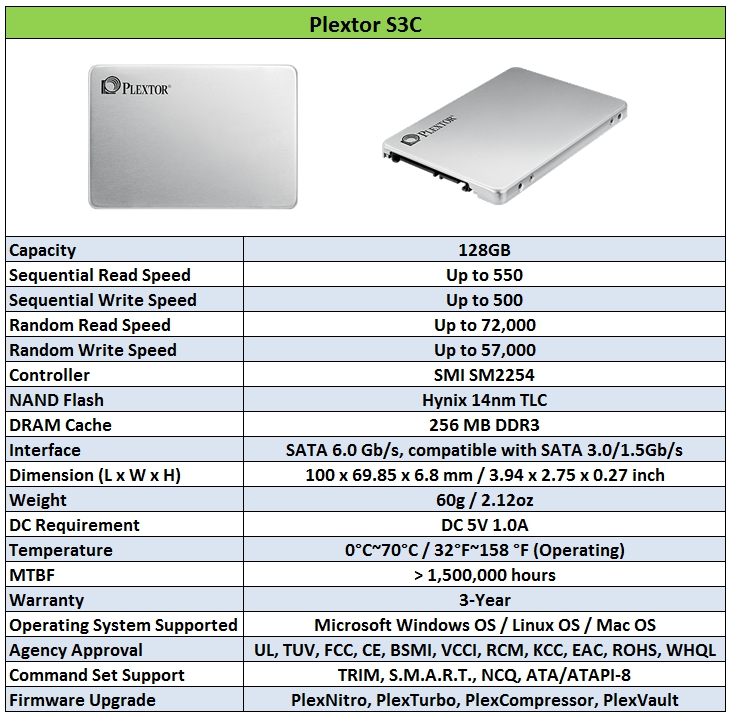 1501829661698 Ascenti Resources SSD Plextor เปิดตัวรุ่นใหม่ SSD SATA 2.5 S3C Series และ M.2 PCIE NVME M8SE Series