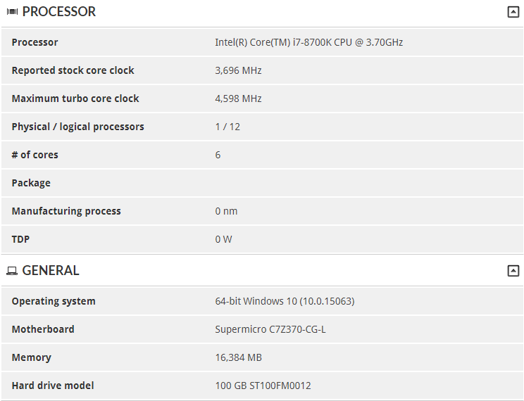 intel core i7 8700k cpu 3dmark 11 specs ผลทดสอบ Intel Core i7 8700K 3.7 GHz 6 Core 12 Thread โค๊ดเนม Coffee Lake ตัวแรงฝั่งอินเทลรุ่นใหม่ล่าสุดที่กำลังจะมาถึง  