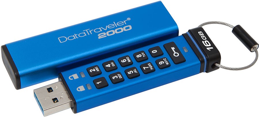 kingston dt2000 Kingston เพิ่มตัวเลือกรุ่นความจุต่ำใน DataTraveler 2000 USB drive เข้ารหัส พร้อมแผงตัวเลขในการเข้าใช้ข้อมูล