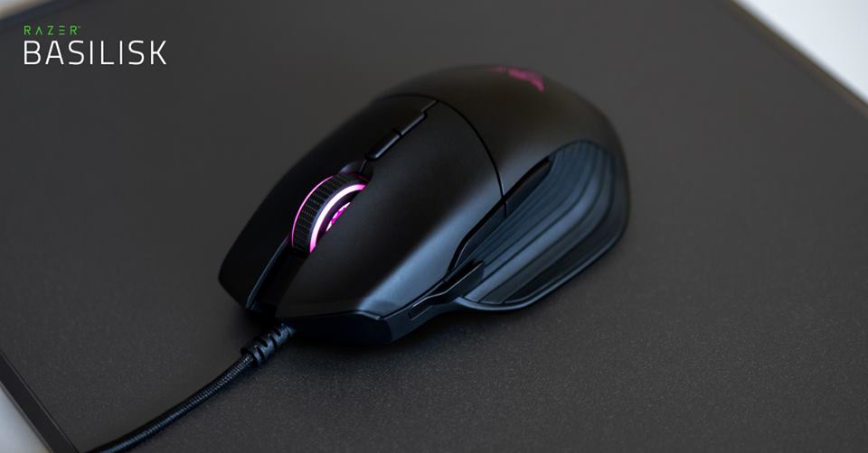 basilisk 1 Razer Basilisk – สร้างมาเพื่อนักสังหารแห่งเกมแนว FPS เมาส์ที่ออกแบบมาเพื่อชาว FPS ทุกประการ