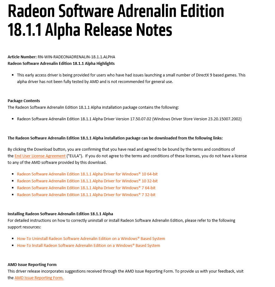2018 01 05 11 27 03 AMD ออกไดร์เวอร์แก้ไข DX9 มาแล้วในรุ่นใหม่ AMD Radeon Software Adrenalin 18.1.1 Alpha Drivers สาวกเกมส์เก่าๆเชิญโหลดลองดูได้เลยครับ