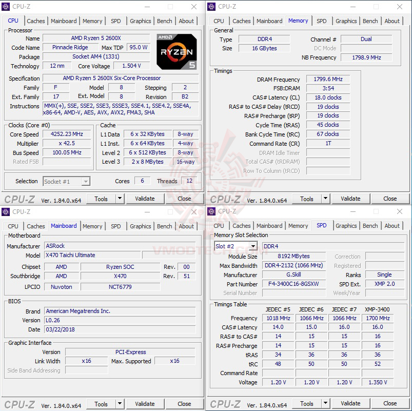 cpuid 3600 AMD RYZEN 5 2600X PROCESSOR REVIEW