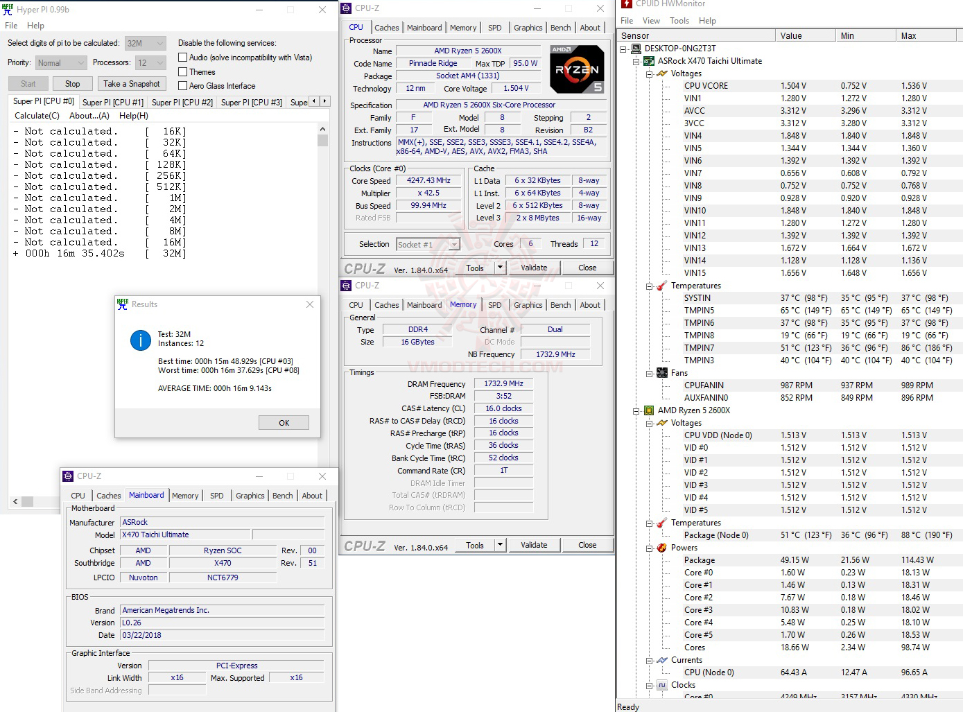 h32 2 oc AMD RYZEN 5 2600X PROCESSOR REVIEW