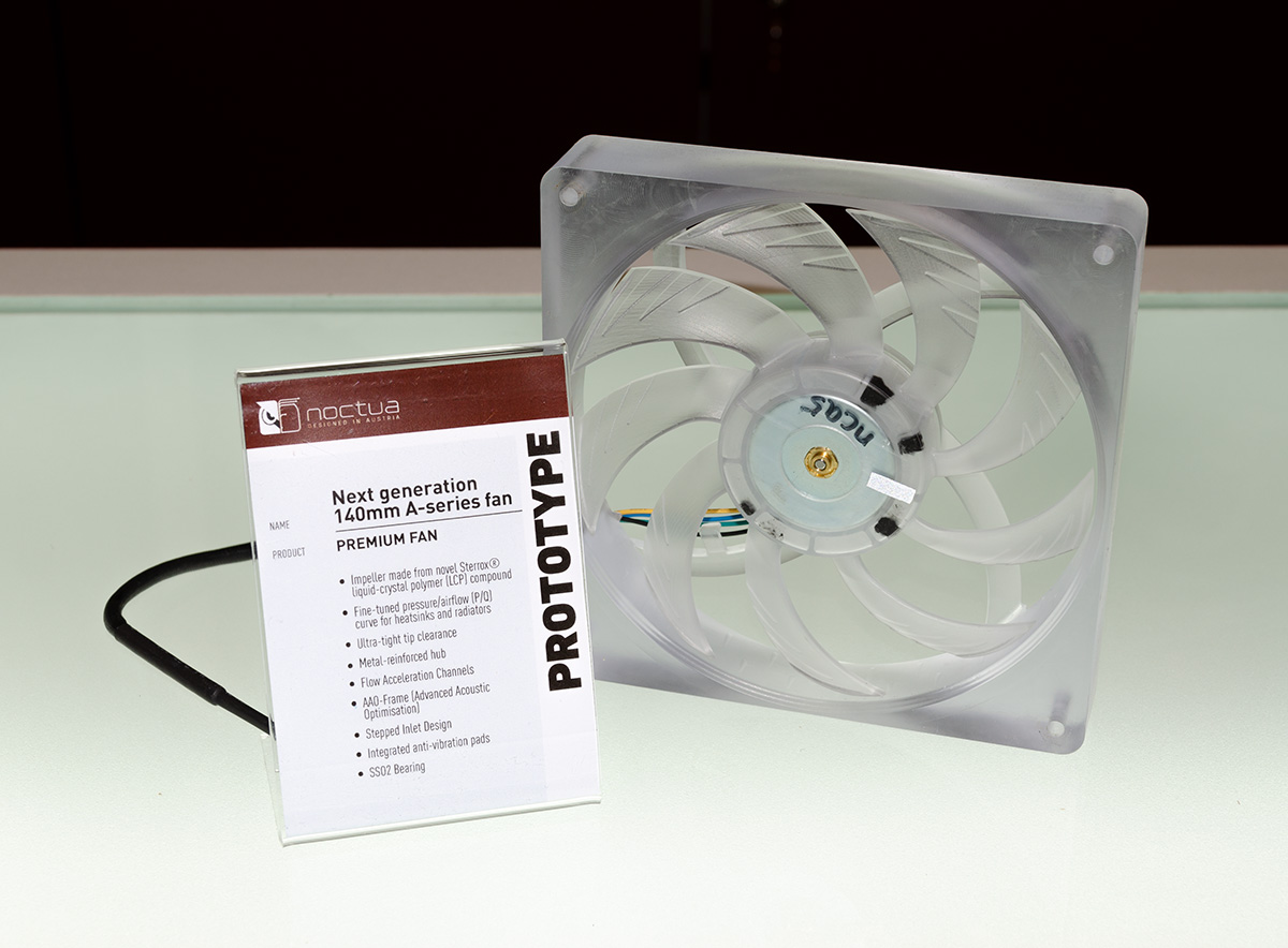 140mm fan Noctua ในงาน Computex 2018 ปีนี้ขนบรรดาชุดฮีตซิงค์ระบายความร้อนและตัวต้นแบบมาโชว์เพียบ 