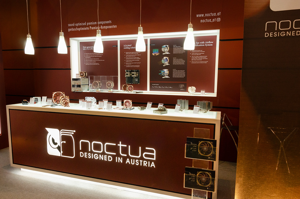 booth 5 Noctua ในงาน Computex 2018 ปีนี้ขนบรรดาชุดฮีตซิงค์ระบายความร้อนและตัวต้นแบบมาโชว์เพียบ 