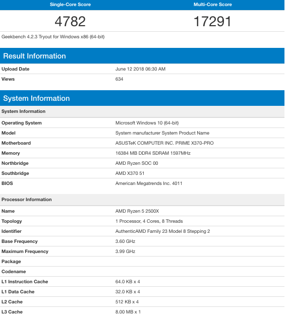 amd ryzen 5 2500x รุ่นเล็กมาแล้ว!!ผลทดสอบ AMD Ryzen 5 2500X และ Ryzen 3 2300X อย่างไม่เป็นทางการโดยมี Boost Clock สูงถึง 4.0 GHz 