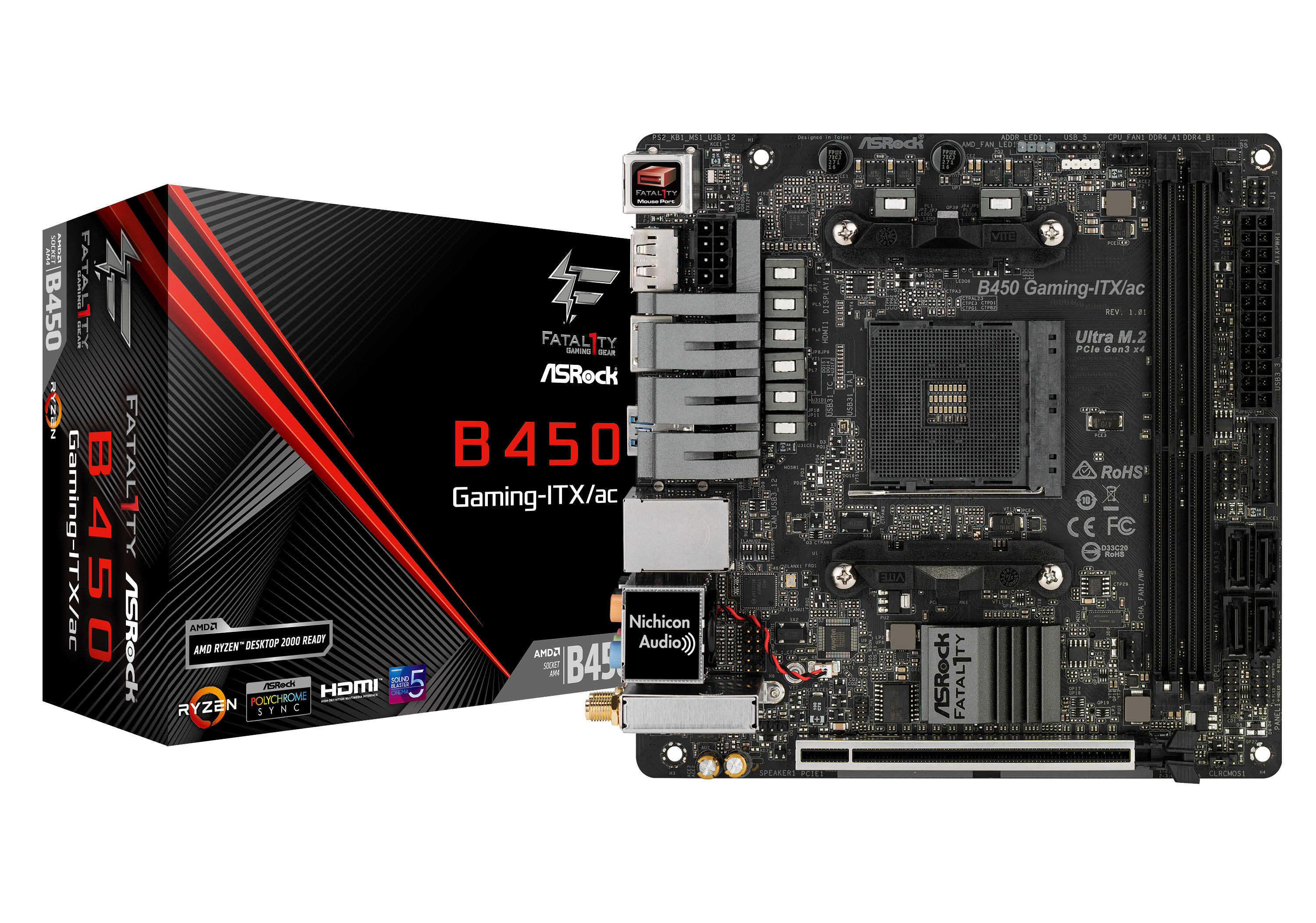 20180731 asrock amd b450 motherboards newsletter fatal1ty b450 gaming it    ASRock เปิดตัวเมนบอร์ด AMD B450 รุ่นใหม่ล่าสุดลงสู่ตลาดในราคาสุดคุ้ม !!