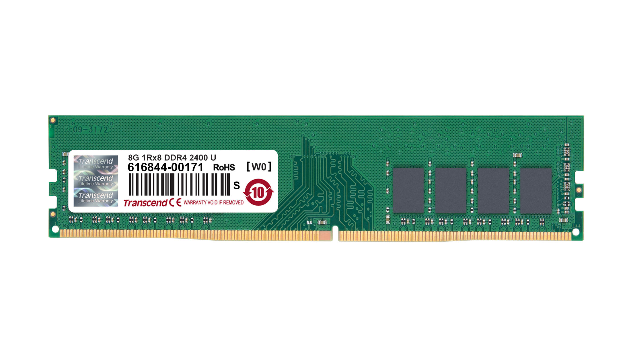 ddr4 jm2400hlb 8g front ทรานส์เซนด์ เปิดตัว JetRam DDR4 หน่วยความจำคุณภาพสูงในราคาประหยัด