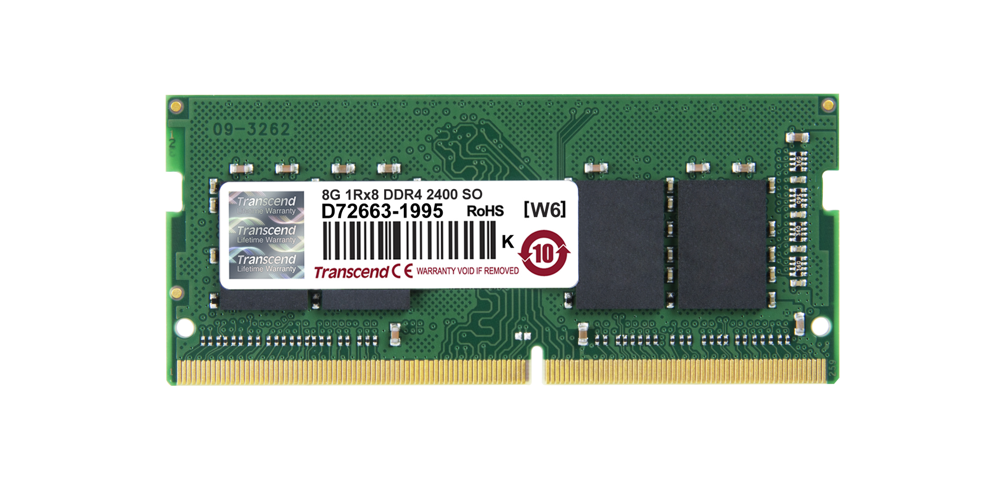 ddr4 jm2400hsb 8g front ทรานส์เซนด์ เปิดตัว JetRam DDR4 หน่วยความจำคุณภาพสูงในราคาประหยัด