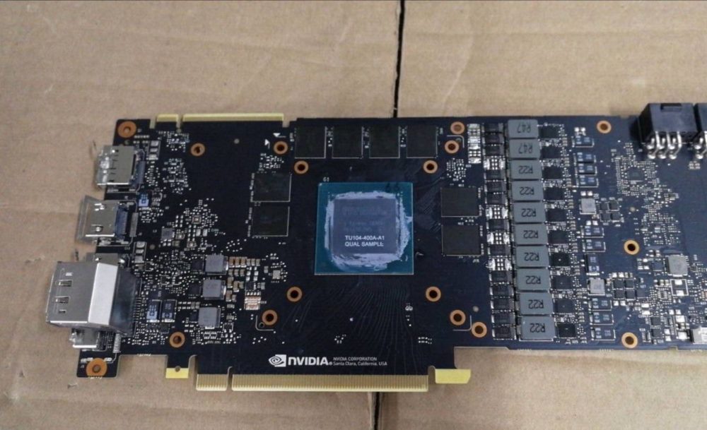 เผยภาพ NVIDIA GeForce RTX 2080 ในส่วนของ PCB และชิบ TU104 GPU รุ่นใหม่ล่าสุด