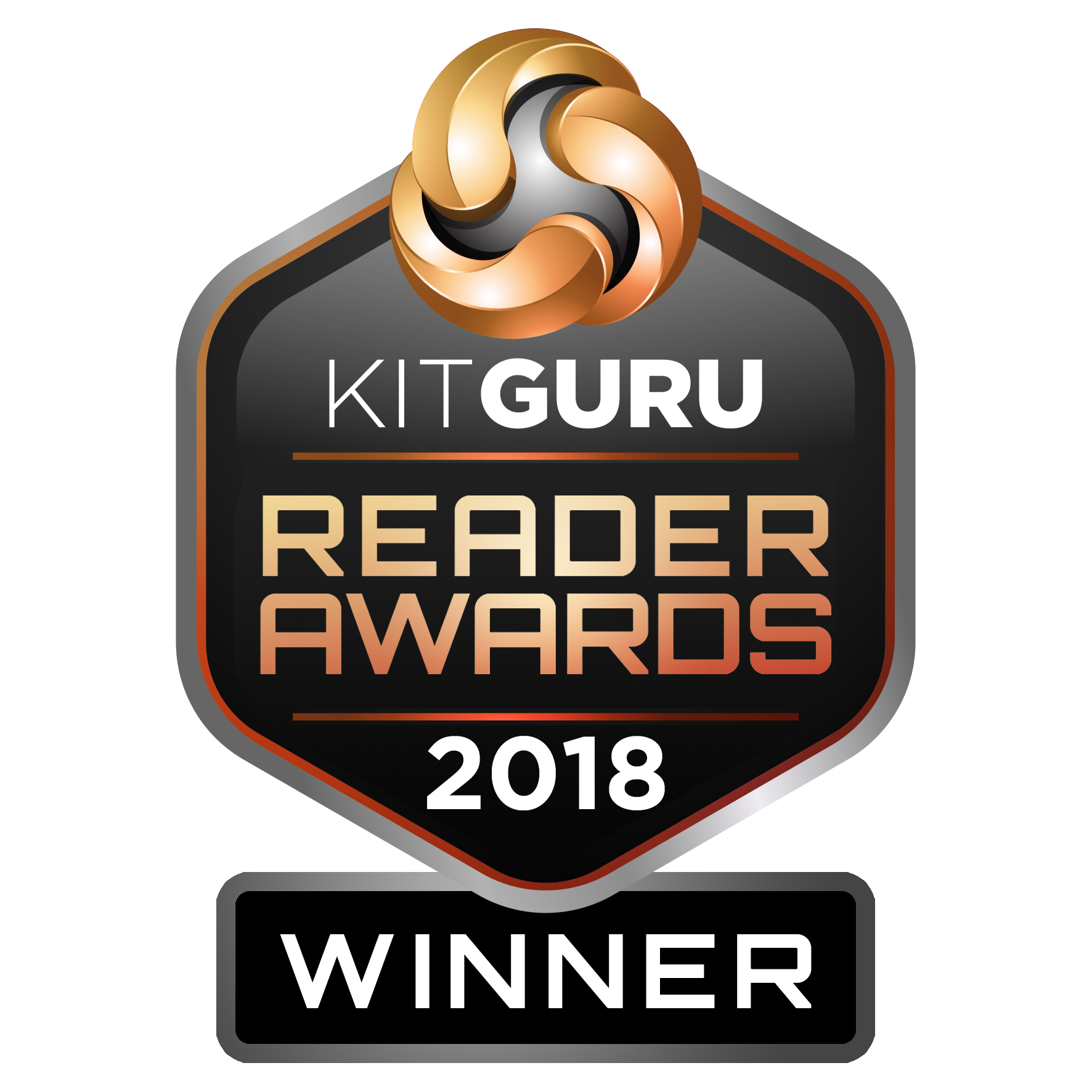 kitguru ผลิตภัณฑ์ ASUS ได้รับรางวัลจาก European Hardware Association Community Awards , Hardware. Info Community Awards และ KitGuru Reader Awards ประจำปี 2018