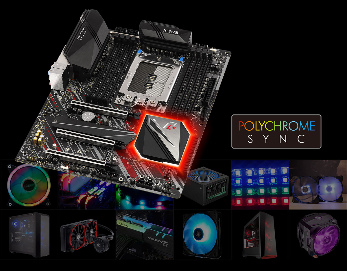 20181126 asrock x399 phantom gaming 6 pr rgb ASRock เปิดตัว ASRock X399 Phantom Gaming 6 กับความสมบรูณ์แบบเพื่อซีพียู AMD Ryzen™ Threadripper™ X series โดยเฉพาะ!!