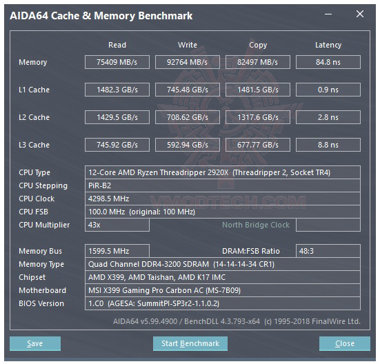 mem AMD RYZEN THREADRIPPER 2920X PROCESSOR REVIEW