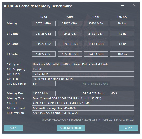 mem AMD Athlon 240GE Processor with Radeon Vega 3 Graphics Review 