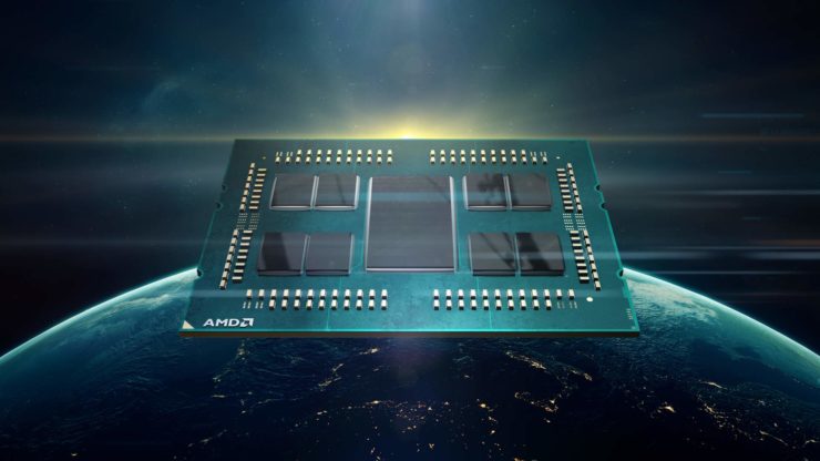 amd epyc rome 740x416 หลุดผลทดสอบที่คาดว่าเป็นซีพียู AMD EPYC Rome ในรหัส ZEN2 ขนาดสถาปัตย์ 7nm ในรุ่น 64 Core และ 32 Core ที่ยังไม่เปิดตัวอย่างเป็นทางการ 