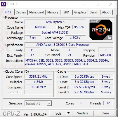 cpu df AMD RYZEN 5 3600X PROCESSOR REVIEW 