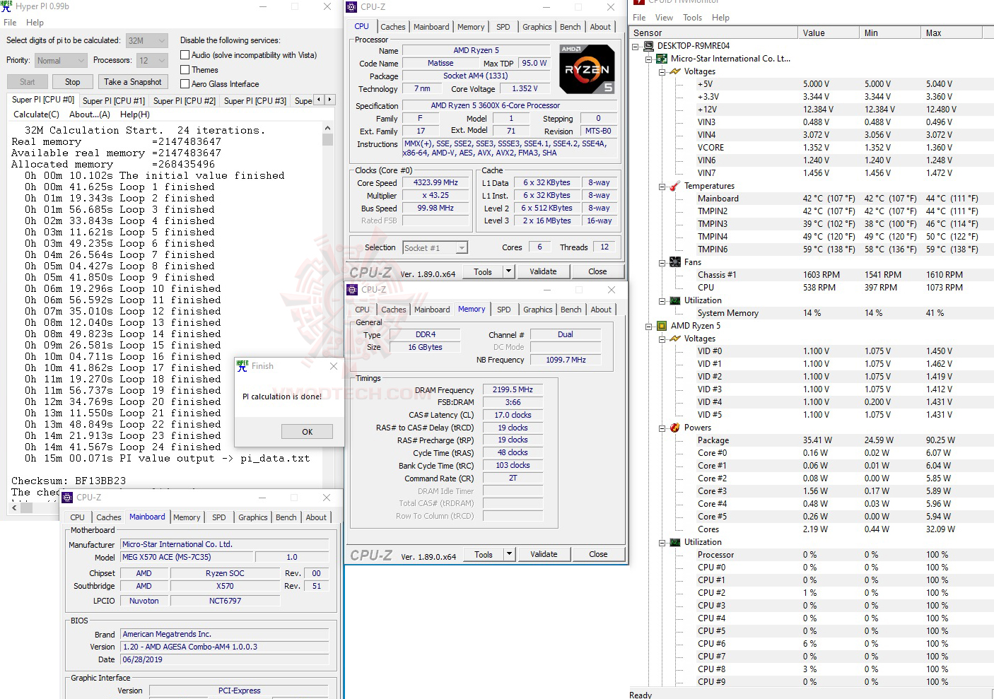 h32 oc 1 AMD RYZEN 5 3600X PROCESSOR REVIEW 