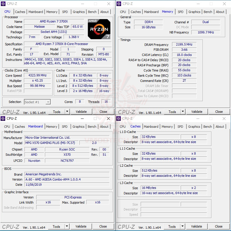 cpuid 4400 MSI MPG X570 GAMING PLUS REVIEW