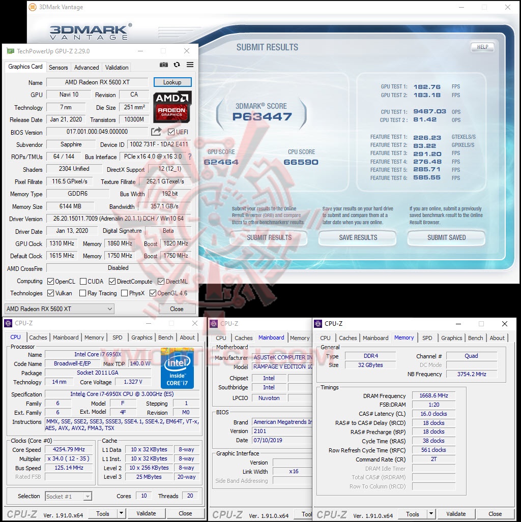 vanoc Sapphire Radeon RX 5600 XT Pulse 6GB GDDR6 Review