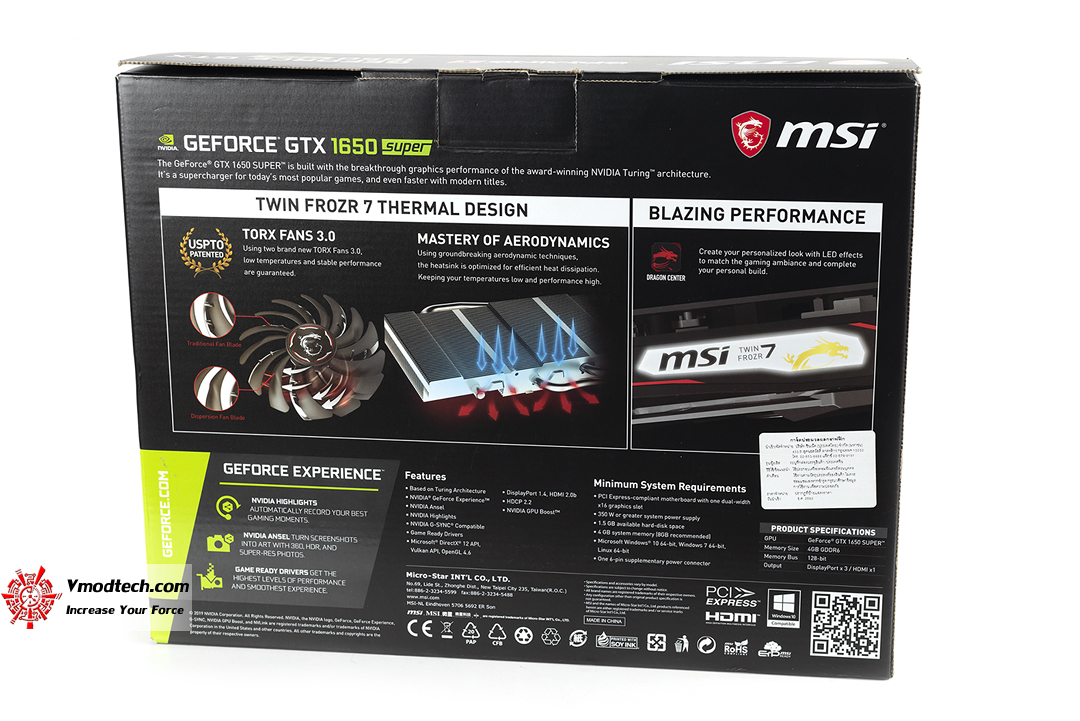 tpp 7030 MSI GeForce GTX 1650 SUPER GAMING X Review