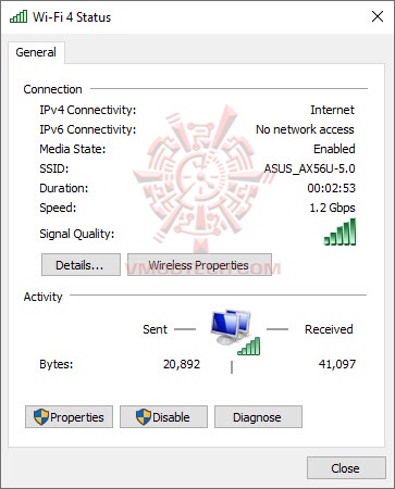 connection speed ASUS RT AX56U AX1800 Dual Band WiFi 6 Review