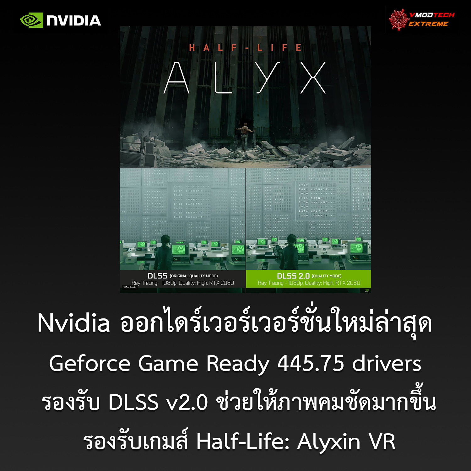 geforce game ready 44575 drivers NVIDIA ออกไดร์เวอร์เวอร์ชั่นใหม่ Geforce Game Ready 445.75 drivers รองรับ DLSS v2.0 รุ่นใหม่ล่าสุด