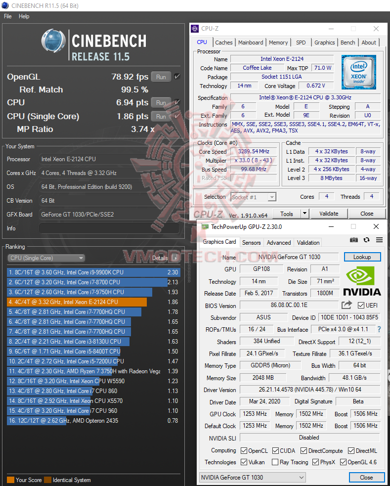 cb115 ASUS E500 G5 Intel Xeon E platform Workstation Review