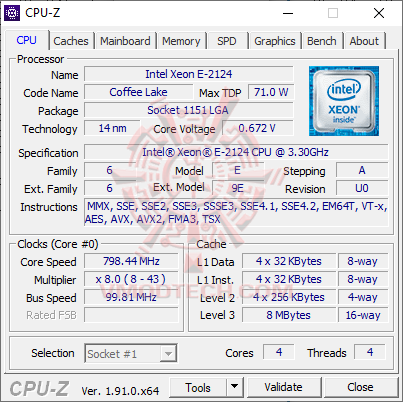 cpu1 ASUS E500 G5 Intel Xeon E platform Workstation Review