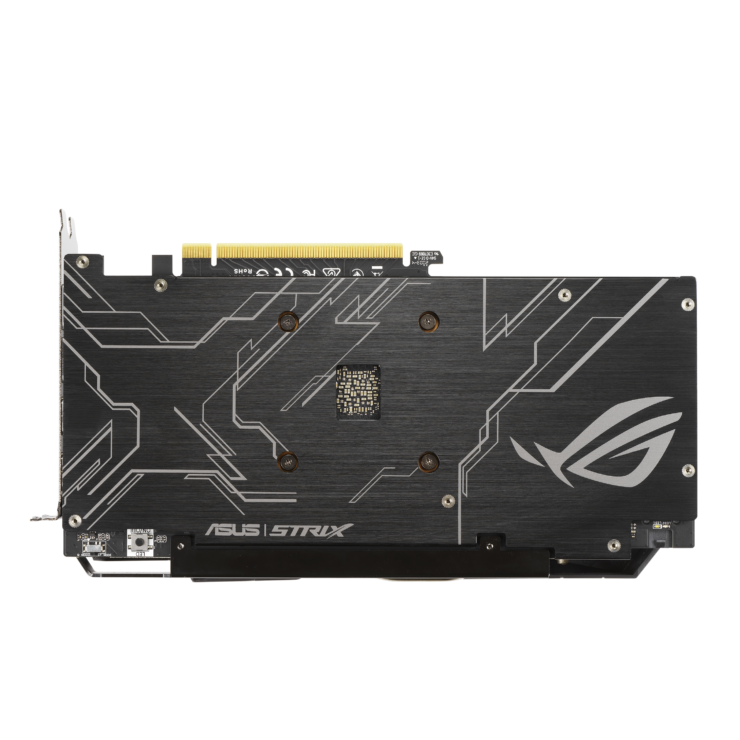 rog strix gtx1650 d6 2d back 2 740x740 เอซุสเปิดตัวการ์ดจอ ASUS GeForce GTX 1650 D6 ซีรี่ย์ที่มาพร้อมแรม GDDR6 ในรุ่น ROG Strix และ TUF Gaming รุ่นใหม่ล่าสุด