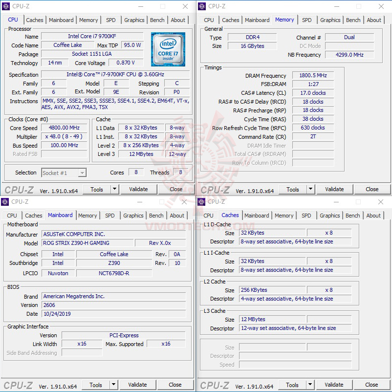 cpuid INTEL CORE i7 9700KF PROCESSOR REVIEW