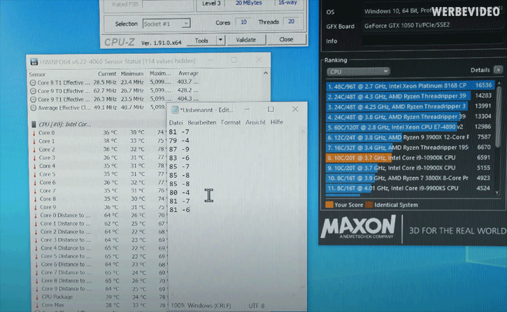 untitled 5 Intel Core i9 10900K ผ่ากระดองทาซิลิโคนใหม่ Liquid Metal เย็นลงถึง 7องศาฯกันเลยทีเดียว 