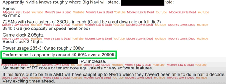 untitled 1 แรงจัด!! การ์ดจอ AMD BIG NAVI หรือในสถาปัตย์ RDNA2 มีประสิทธิภาพแรงกว่า RTX 2080Ti ประมาณ 40 50% กันเลยทีเดียว